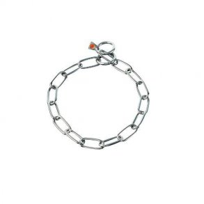 Kjettinghalsbnd langleddet 4.0mm rustfritt stl