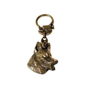 N�kkelring Sch�ferhund messing